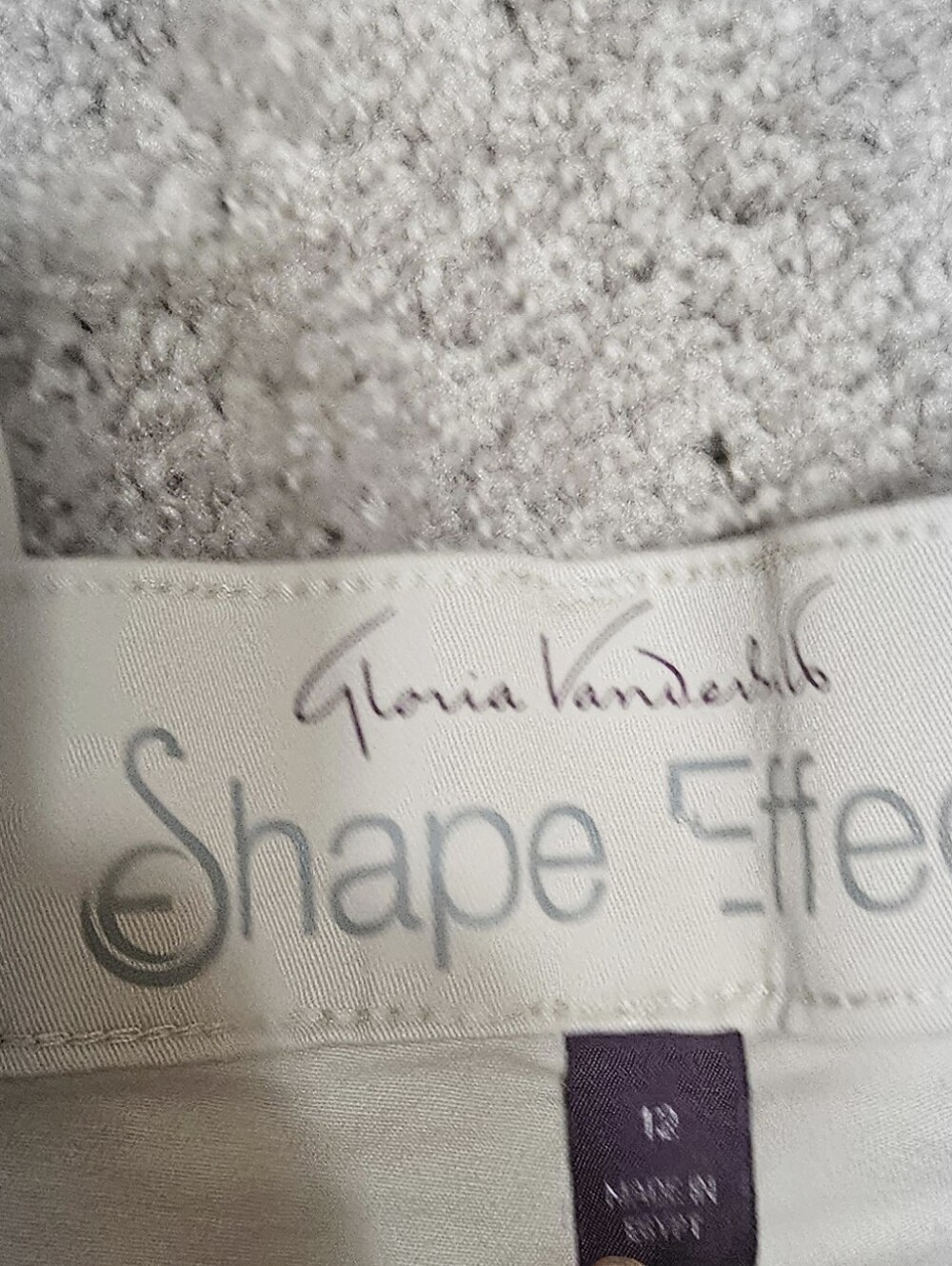 Gloria Vanderbilt Kids Wide-Leg Light Gray Pants - Picture 4 of 6